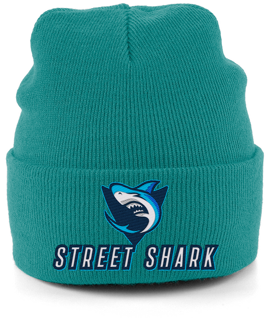 STREET SHARK CUFFED BEANIE (Emerald)