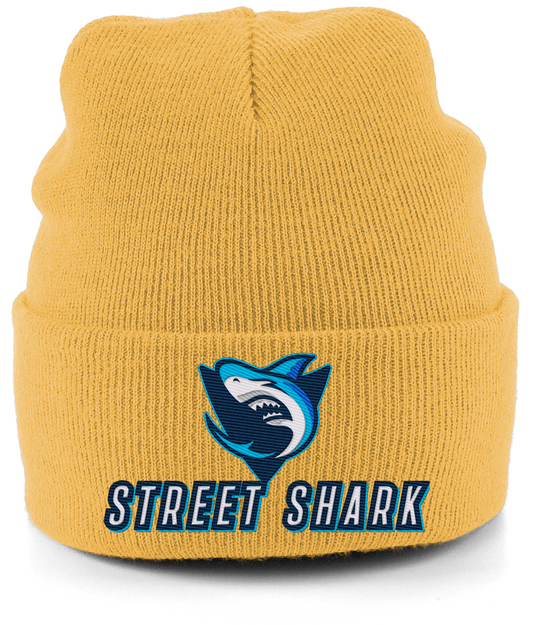 STREET SHARK CUFFED BEANIE (Gold)