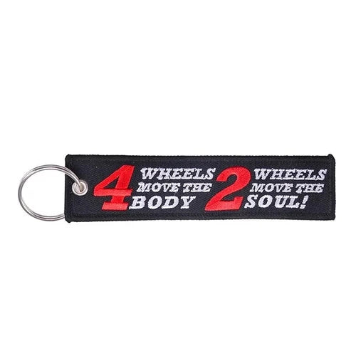 PREMIUM KEY TAG - 2 WHEELS MOVE THE SOUL