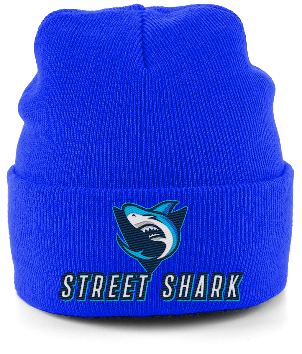 STREET SHARK CUFFED BEANIE (Bright Royal)