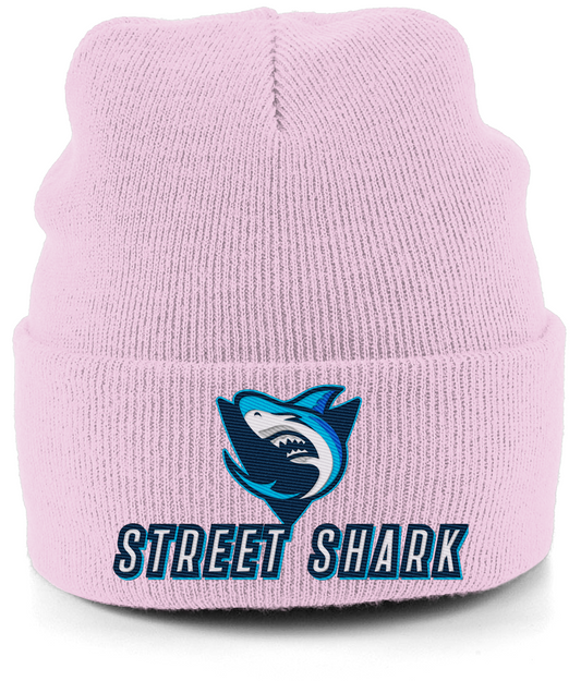 STREET SHARK CUFFED BEANIE (Classic Pink)