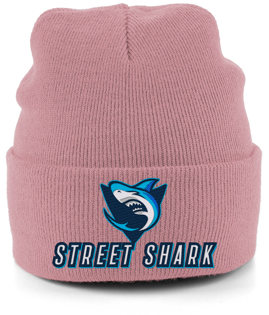 STREET SHARK CUFFED BEANIE (Dusty Pink)